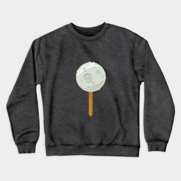 Moon on a stick Crewneck Sweatshirt by EliseDesigns